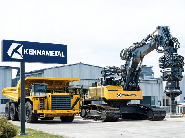 Kennametal Industries field scene